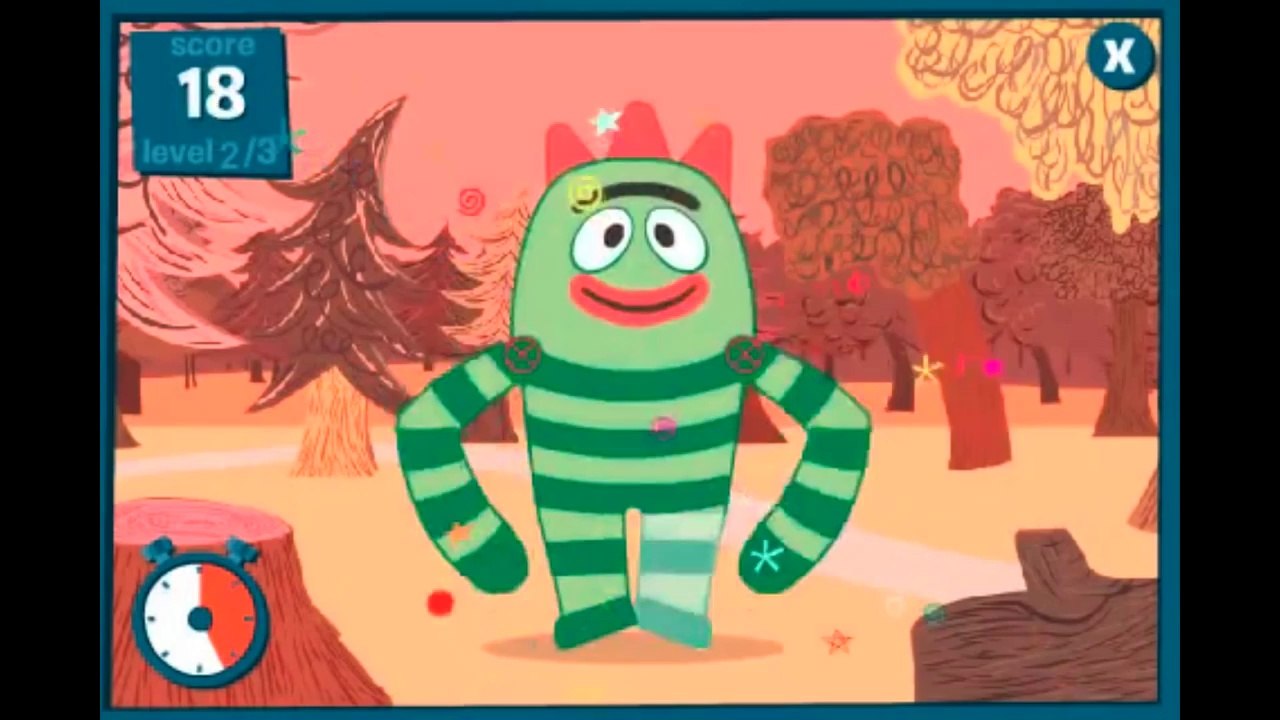 Yo Gabba Gabba Brobee Dances Dance Move Full Movie Game Episode to play Games for Kids in English