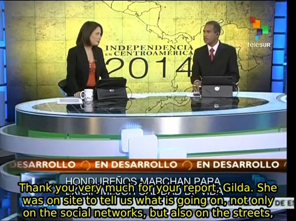 Hondurans celebrate Independence Day with protests