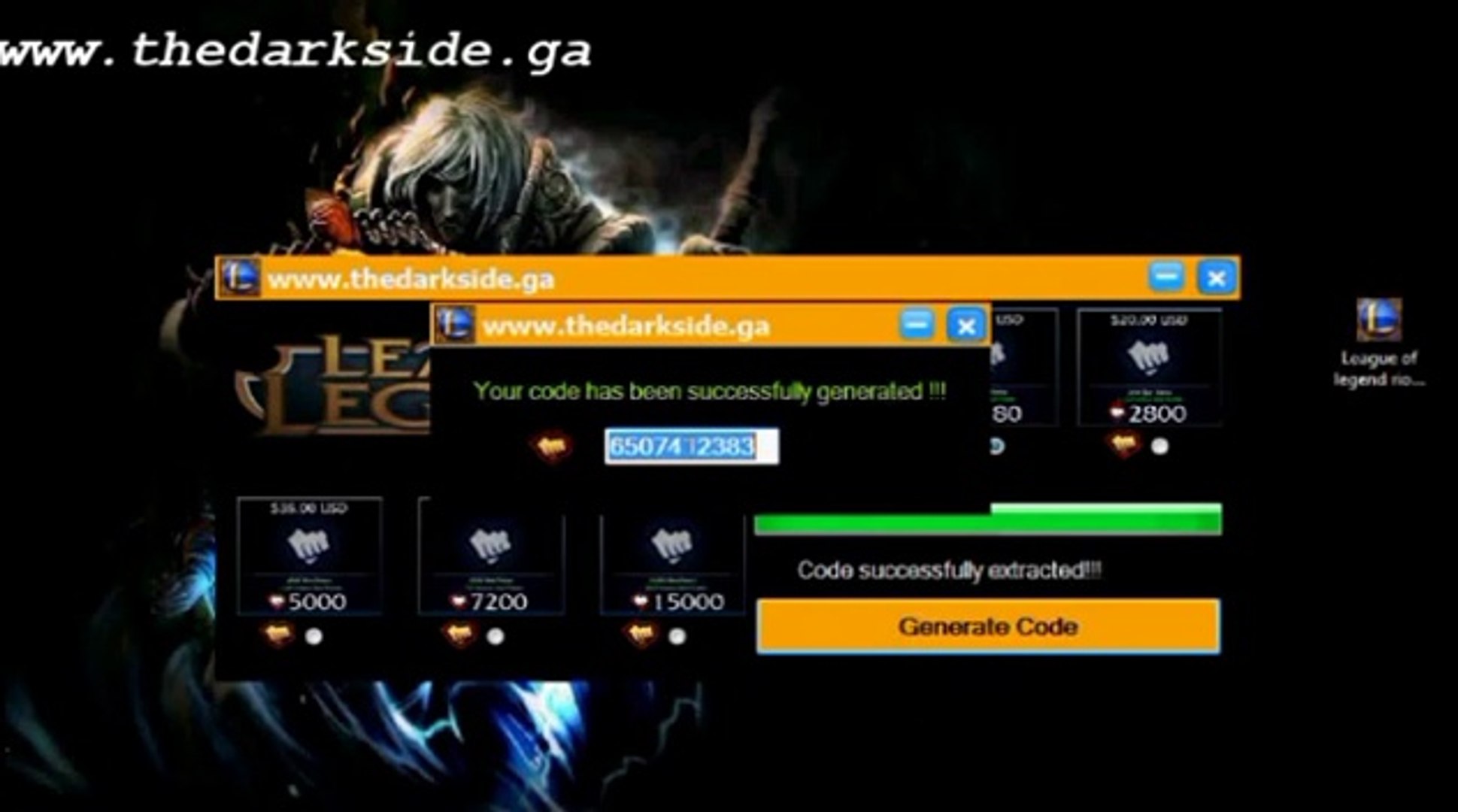 league of legends riot points prepaid cards generator - video Dailymotion