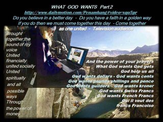 What God Wants II Roger Waters