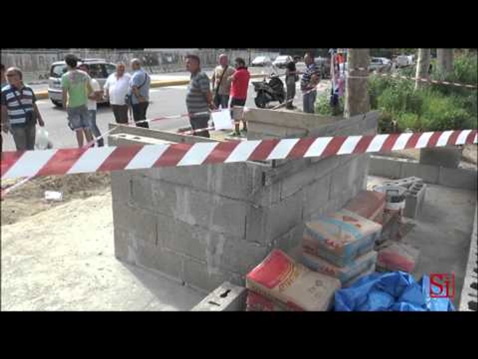 Napoli - Davide Bifolco, abbattimento cappella abusiva -1- (17.09.14)