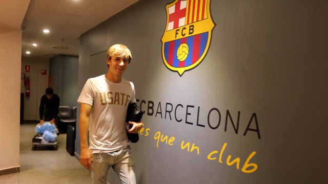 Sergi Samper, en Barça TV: Debutar en el Camp Nou en Champions es un sueño