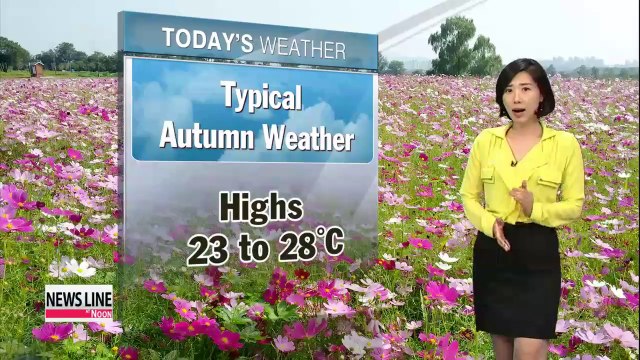 Beautiful autumn weather in store, big temperature gaps