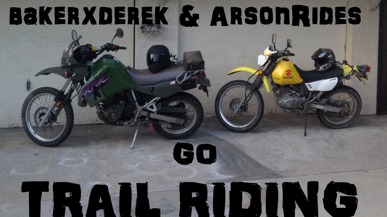 BakerXderek & Arson Rides Go Trail Riding (Dual Cam)