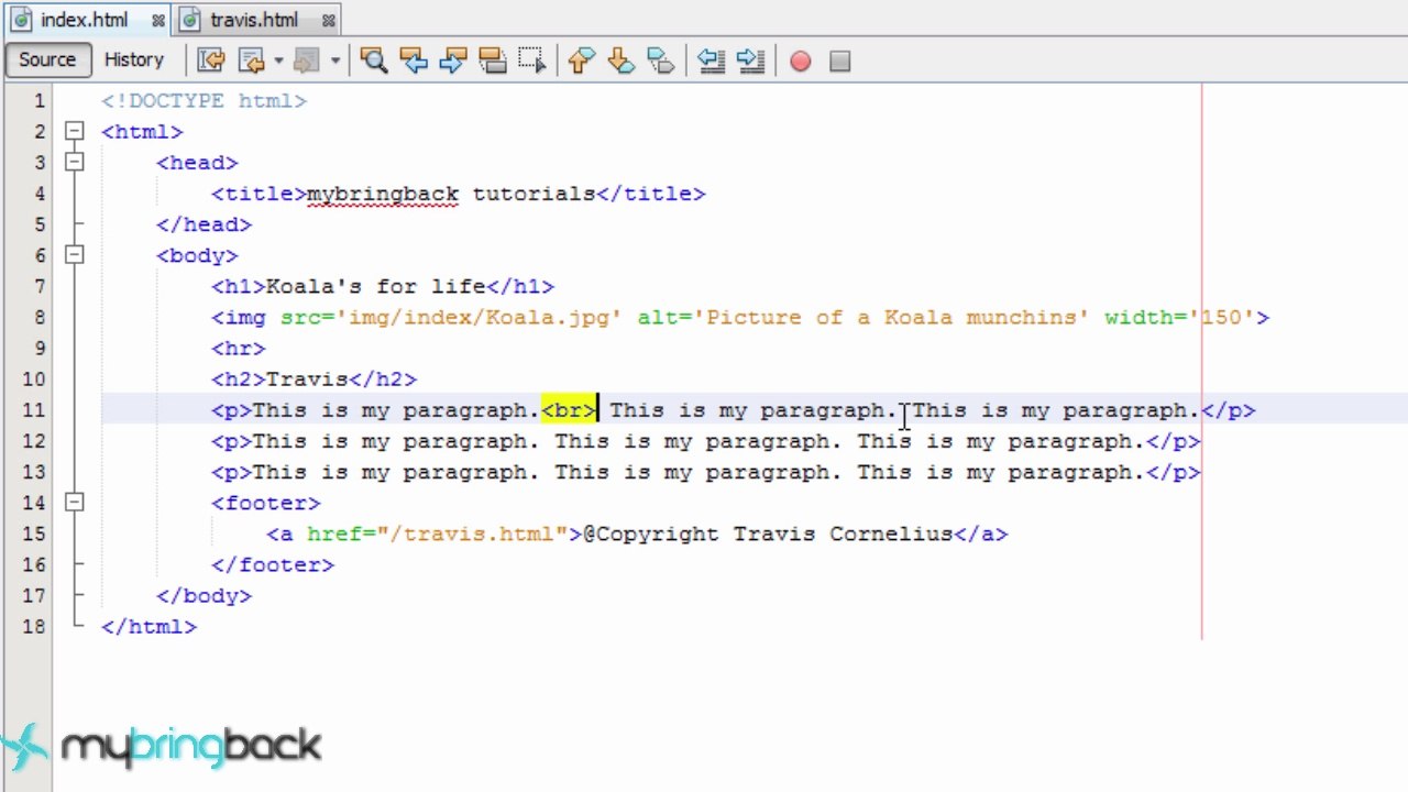HTML and CSS Tutorial 04 : images, hr, br