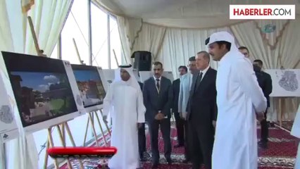 Erdoğan Katar'da Yapılacak Olan Türk Çarşısının Temelini Attı