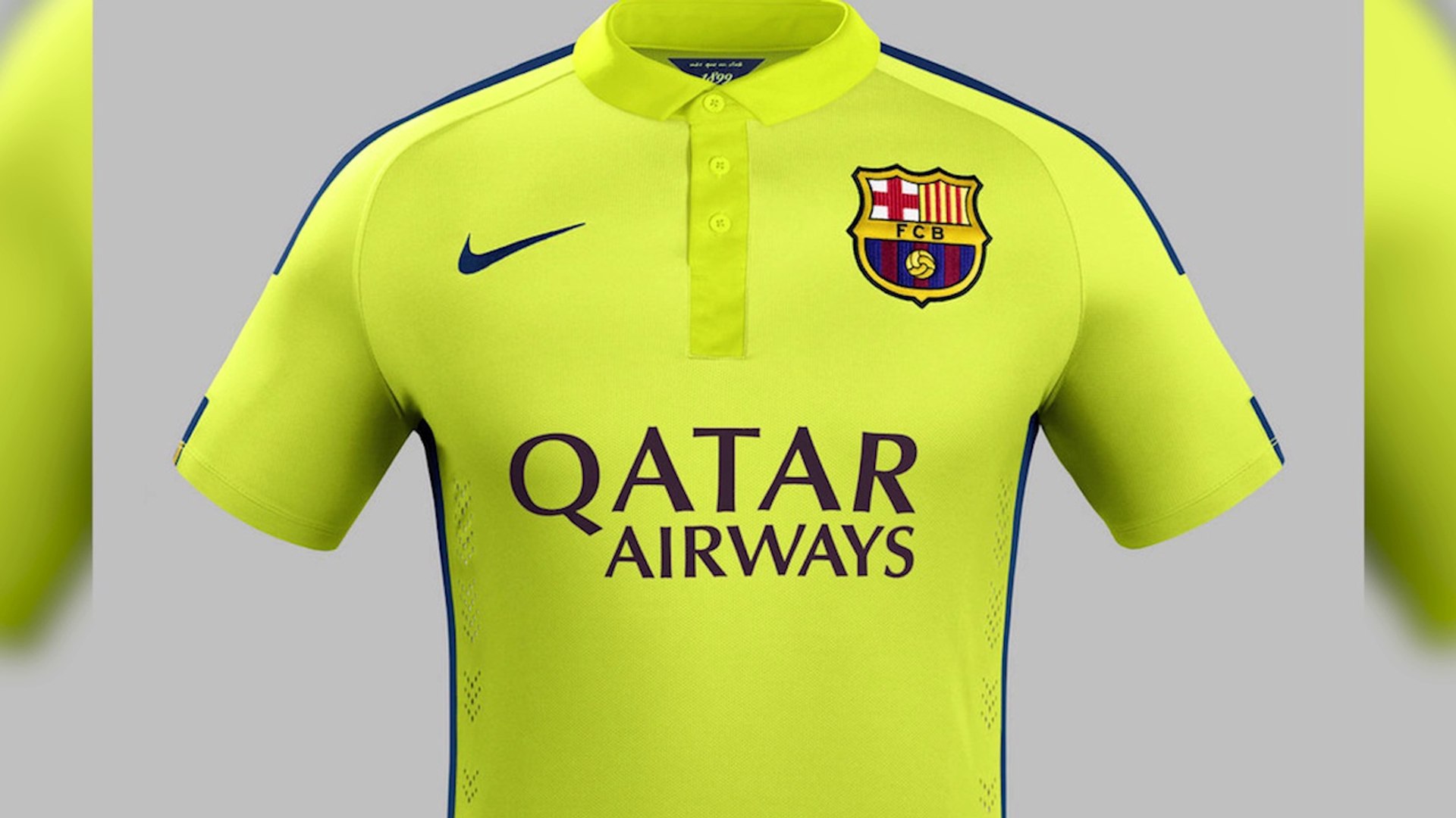 FC Barcelone : le maillot third 2014-2015 ! - Vidéo Dailymotion