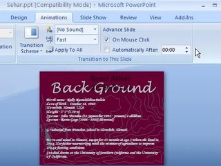 MS Power Point 2007 Trainings in Urdu Part 5