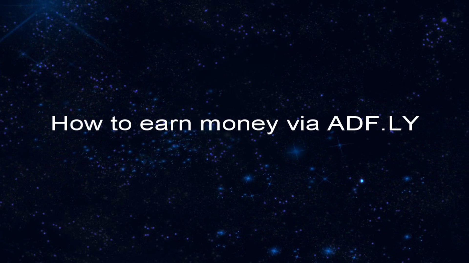 ⁣How to earn money online via adf.ly (Link to Register in Desctiption)