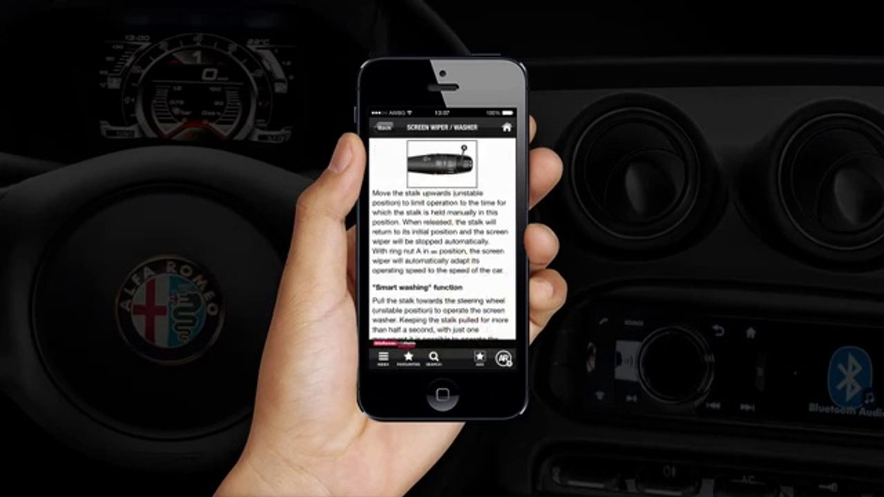 Alfa Romeo 4C e la realtà aumentata