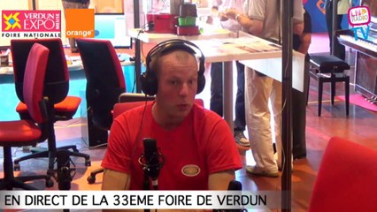 Interview de Florian, chef d'équipe du service sécurité de la foire expo de Verdun