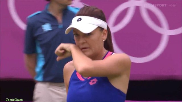 Julia Goerges vs Agnieszka Radwanska 2012 London R1 Highlights