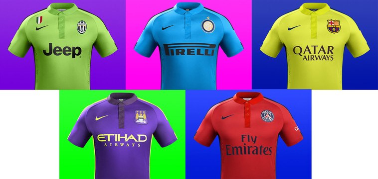 Les 5 maillots third dévoilés par Nike !