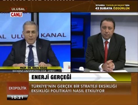 Çetin Ünsalan ile EkoPolitik konuk Akademisyen Prof. Dr. Birol Kılkış 16 Eylül 2014