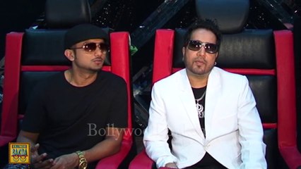 Mika Singh Joins Honey Singh on the Stage of "India's Raw Star"