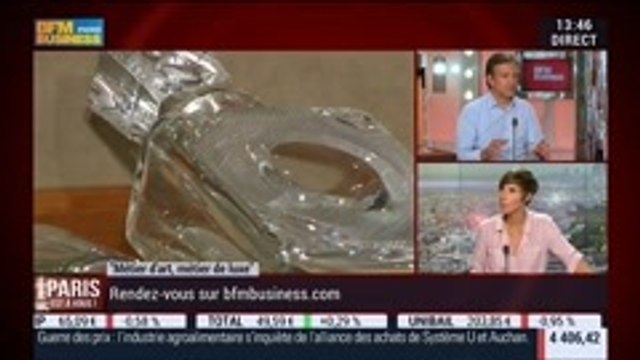 Métiers d'art, Métiers de luxe: tailleur de cristal, dans Paris est à vous – 16/09