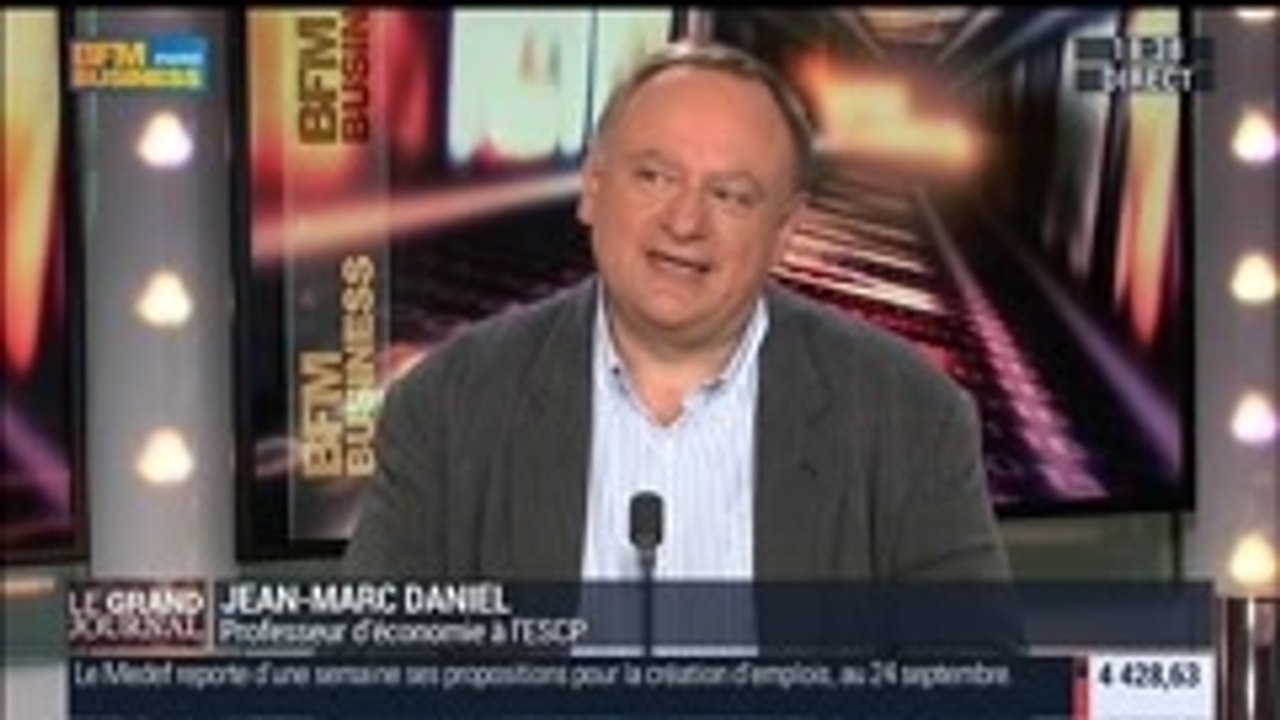 Jean-Marc Daniel, professeur d'économie à l'ESCP, dans Le Grand Journal - 15/09 2/3