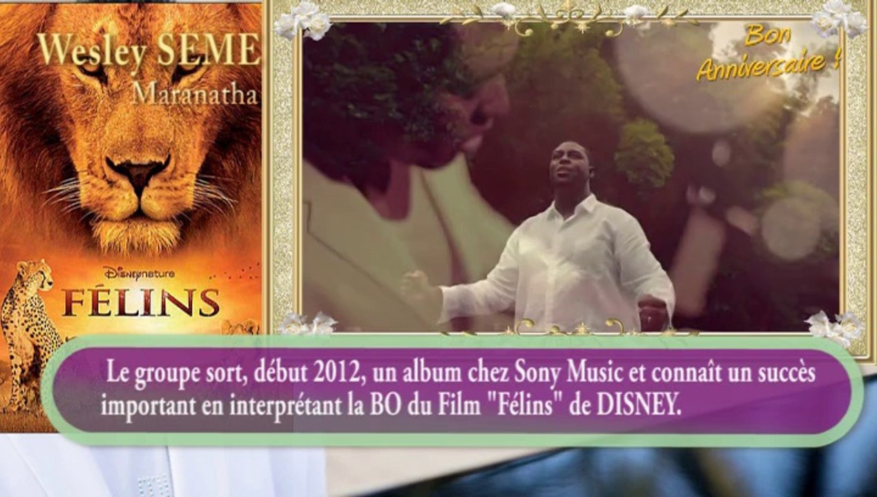 Joyeux anniversaire Wesley Seme - 22 Septembre