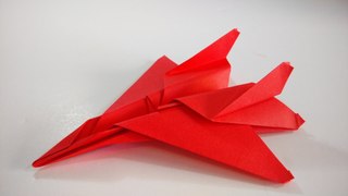 Como hacer un avion de papel F15 Eagle Jet Fighter