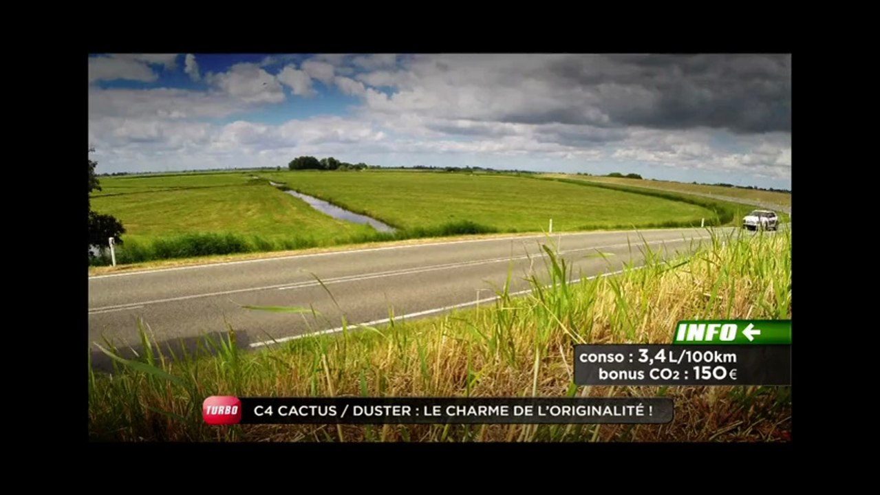 Comparatif : Citroën C4 Cactus / Dacia Duster (Emission Turbo du 14/09/2014)