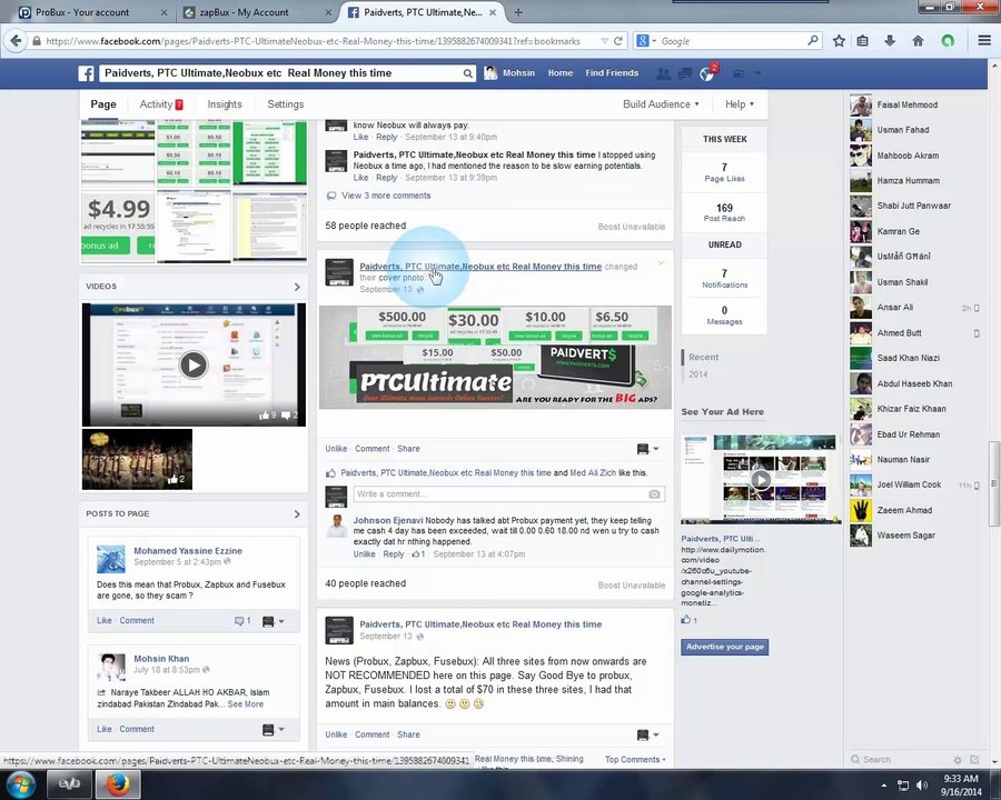 PROBUX ZAPBUX FUSEBUX NOT RECOMMENDED scam sites from Sep,2014