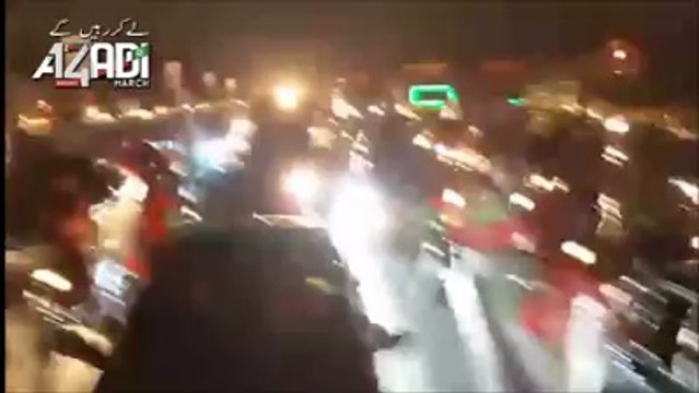 A Huge Car Rally In Rawalpindi To Show Solidarity With Imran Khan