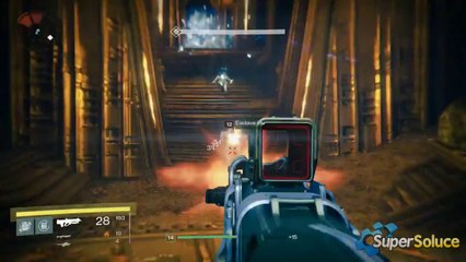 Destiny : Zone de Ténèbres de la mission \"La Caverne de la Nuit\"