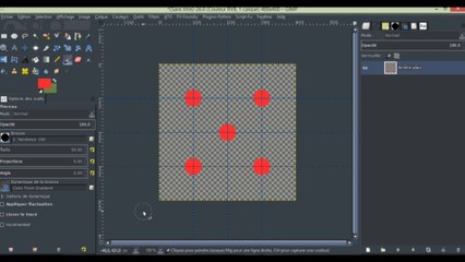 Créer un motif raccordable en quinconce avec Gimp