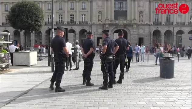 Une demie compagnie de CRS en renfort sur Rennes