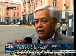 Peru: Humala appoints new finance minister