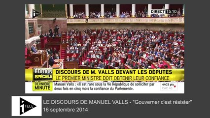 "Gouverner c'est résister, c'est réformer"