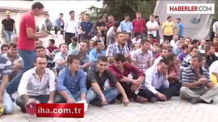 İşçilerden Oturma Eylemi