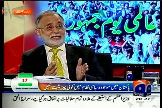 GEO Capital Talk Hamid Mir with MQM Haider Abbas Rizvi (15 Sep 2014)