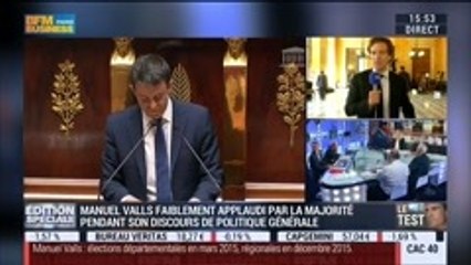 Discours de Manuel Valls: Les réactions de Patrick Coquidé,  Frédéric Micheau, Jean-Paul Betbeze, Dominique Lefebvre et Emmanuel Lechypre - 16/09 2/9