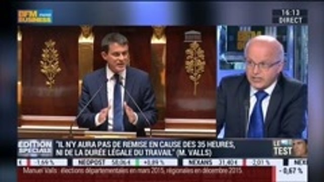 Discours de Manuel Valls: Les réactions de Mathieu Hanotin, Frédéric Micheau, Jean-Paul Betbeze, Patrick Coquidé et Emmanuel Lechypre - 16/09 3/9