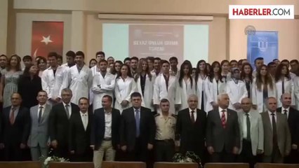 Sıtkı Koçman Üniversitesi'nde "Beyaz Önlük Giyme" töreni -