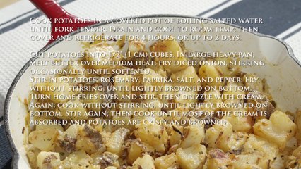 Herbed Home Fries Recipe