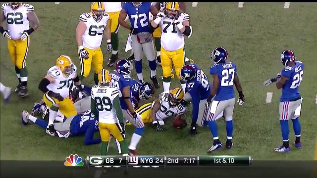 GB vs NYG - NFL 2012 Week 12 Condensed