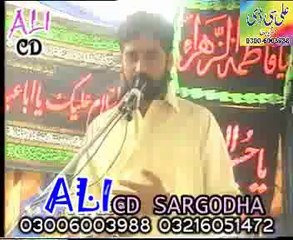 Zakir Waseem Abbas baloch  majlis 7 nov halalpur Sargodha