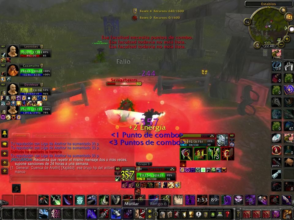 Wow templars Speedeath partida rapida (cuenca de arathi)