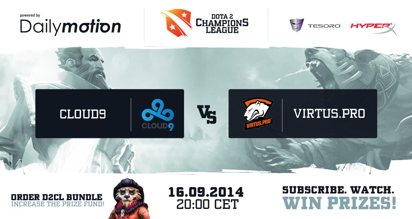 Virtus.pro vs Cloud 9 game 2 @ D2CL S4 Versuta