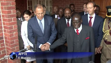 Mugabe backs Russia, calls Western sanctions 'illegal'