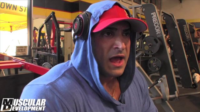 Guy Cisternino Trains Chest 3 Weeks Out - Olympia 2014