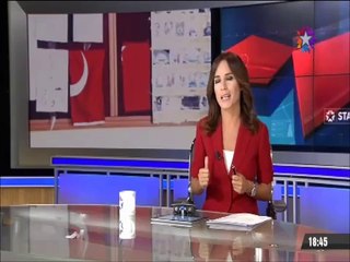 Bunun adı Provokasyon Türk bayrağını dörde bölüp panoya astılar