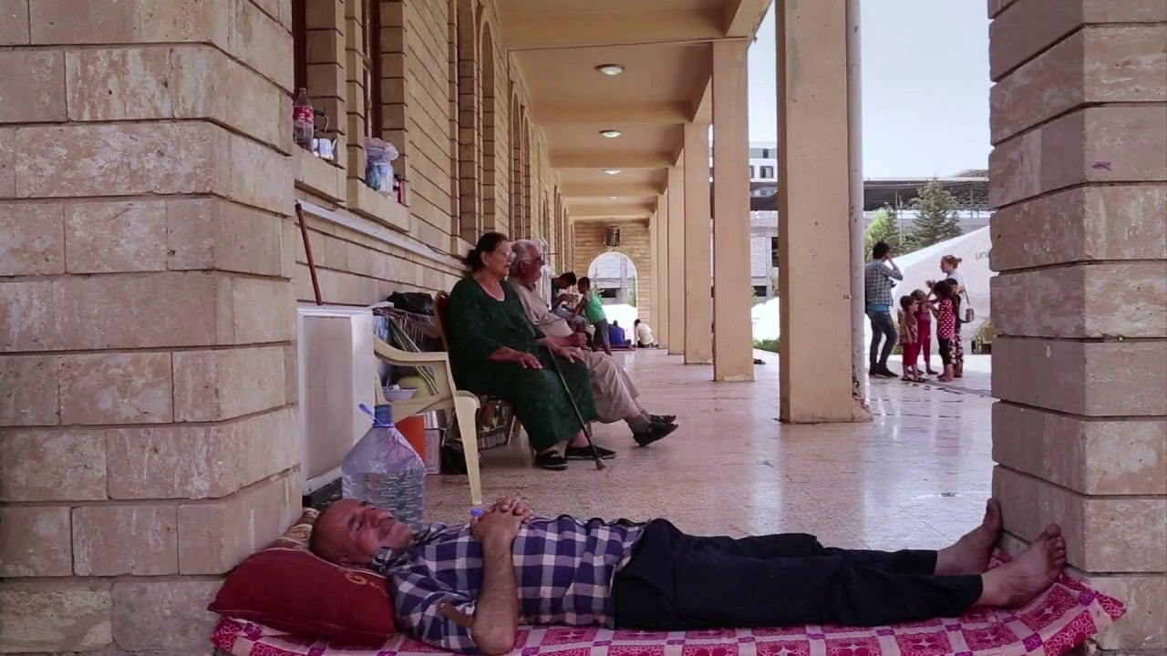 Iraqi Christian refugees find shelter in Arbil church