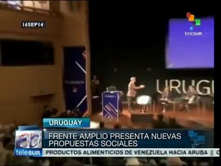 Uruguay: Frente Amplio presenta nuevas propuestas sociales