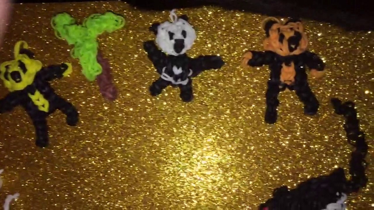 Vidéo non tuto d animaux - panda- Rat - souris - RAINBOW LOOM