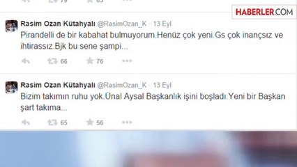 Rasim Ozan Kütahyalı: Ünal Aysal İstifa Edecek