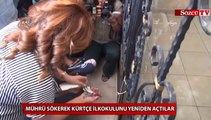 Mührü sökerek Kürtçe İlkokulunu yeniden açtılar