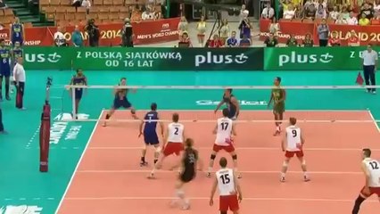 Volley: l'incroyable balle de match entre le Brésil et le canada